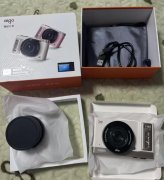 爱国者aigo E9数码相机 米白色 朋友送的 全新一次未用